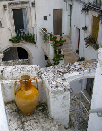 Stairs Leading Up to Apartments